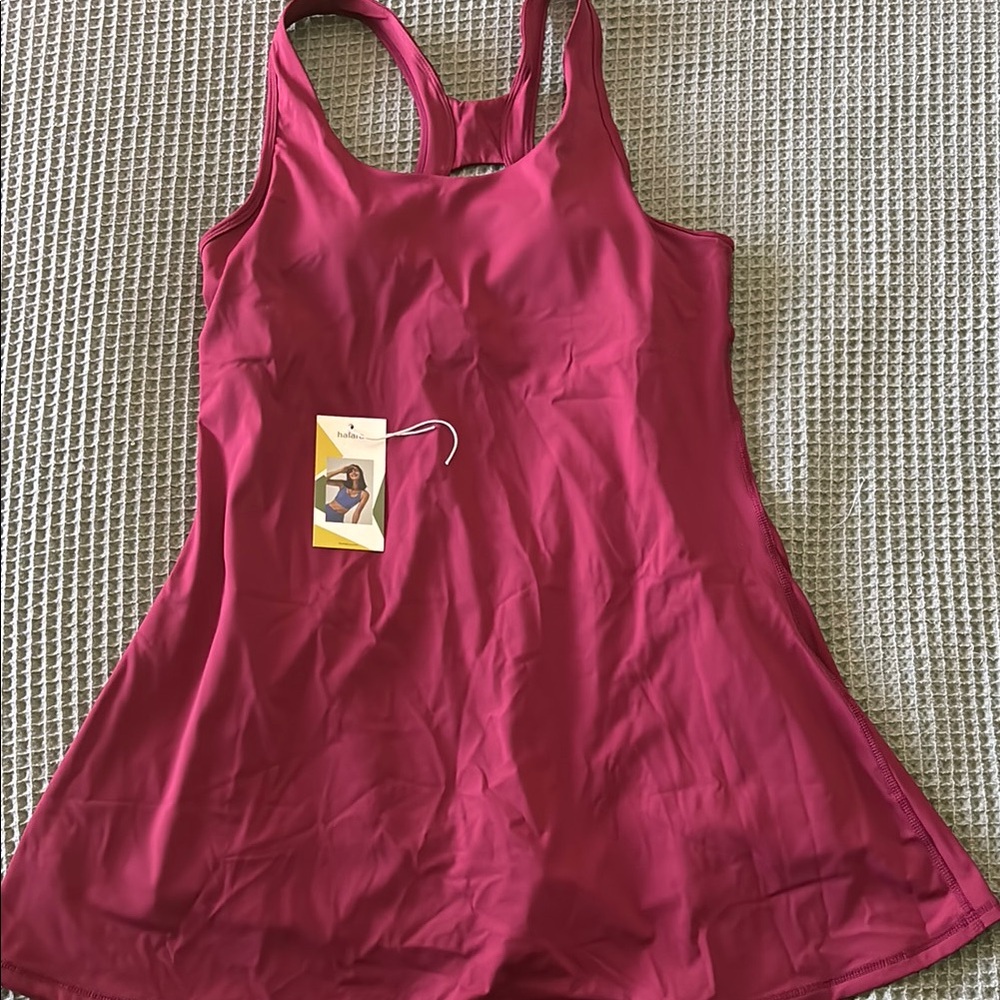 HALARA Women's Dress in Deep Red